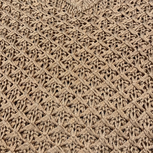 Rust colored short sleeve knit sweater - Picture 6 of 7